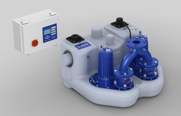 VPS.PE150系列污水提升泵站-外置电机型（双泵）