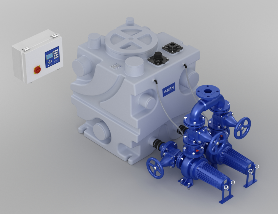 VPS.X.PE500系列污水提升泵站-外置泵型（双泵）